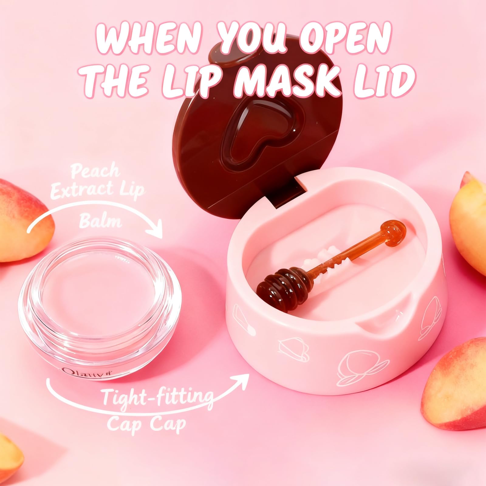 Lingyun labial cereza tarro, aroma dulce y hidratación duradera.