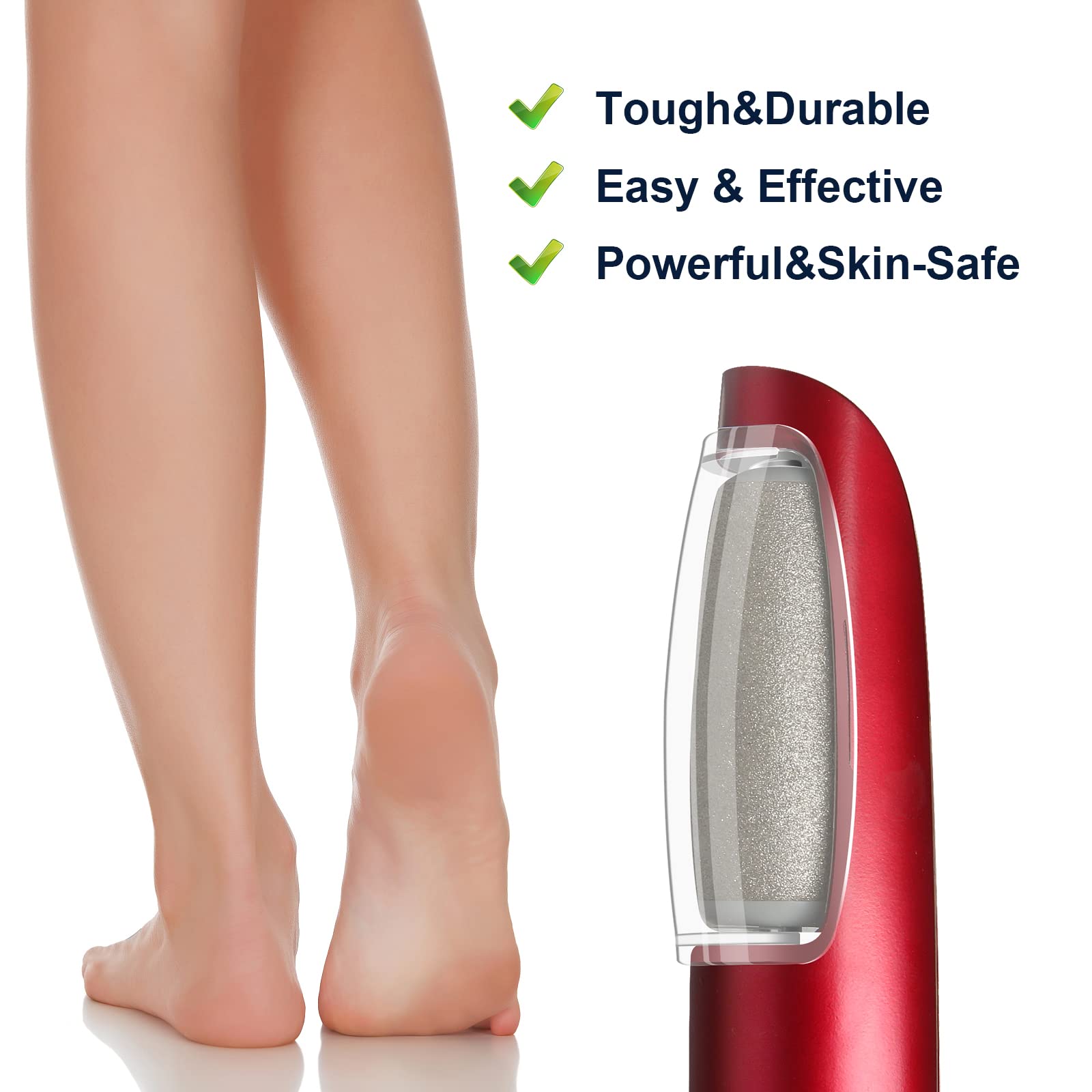 LINKEVAP resultados profesionales en casa, pedicure suave y duradero.