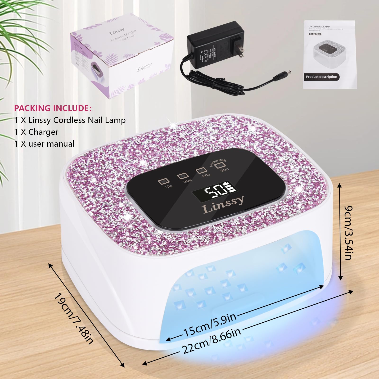 Linssy diseño ergonómico para salón en casa y uso diario.
