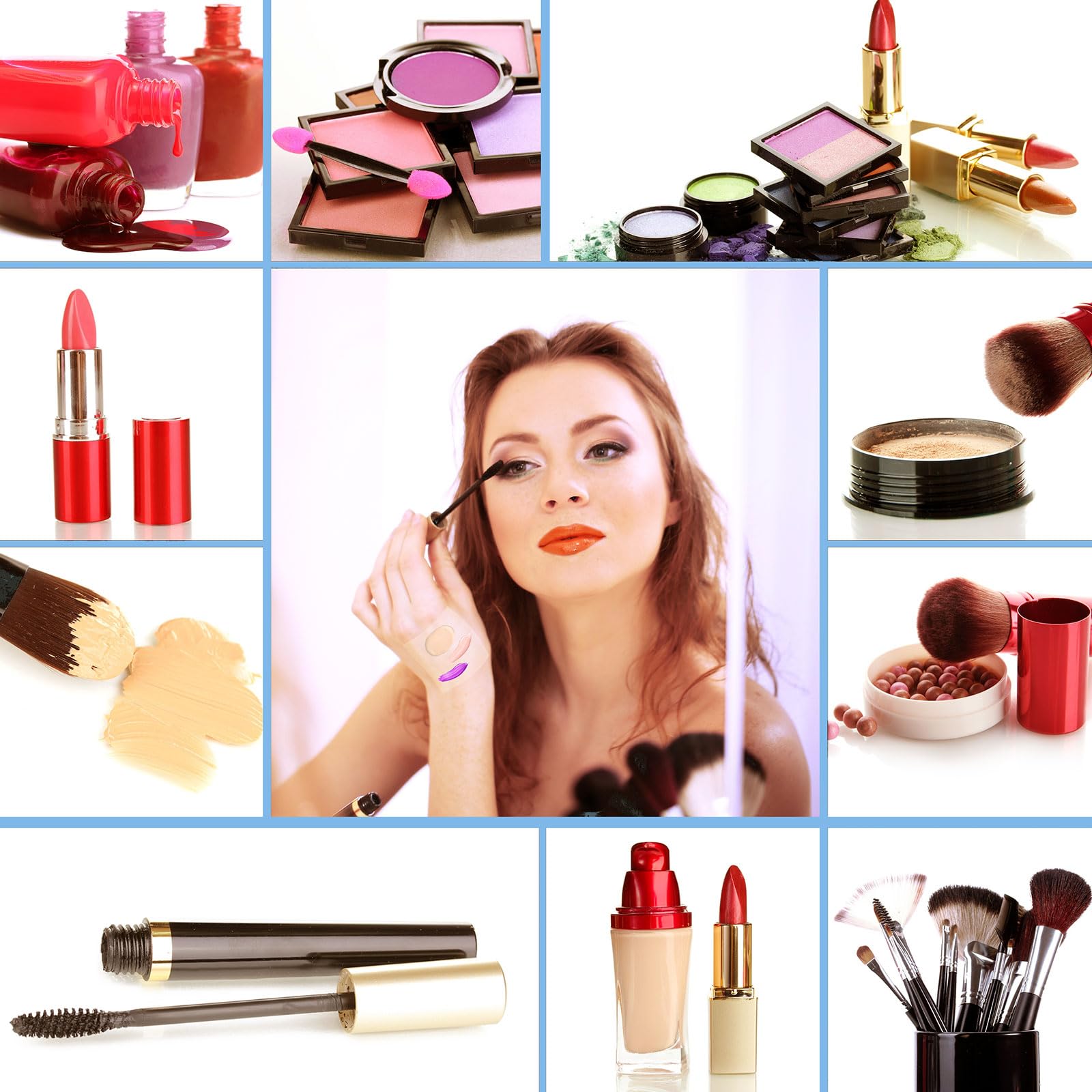 Linyuthia paleta de 200 piezas para uso diario de maquillaje.
