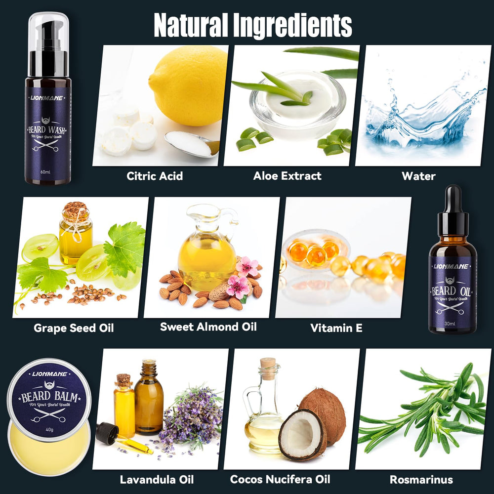 Lionmane aceite para barba 30ml: hidratación profunda y aspecto más lleno