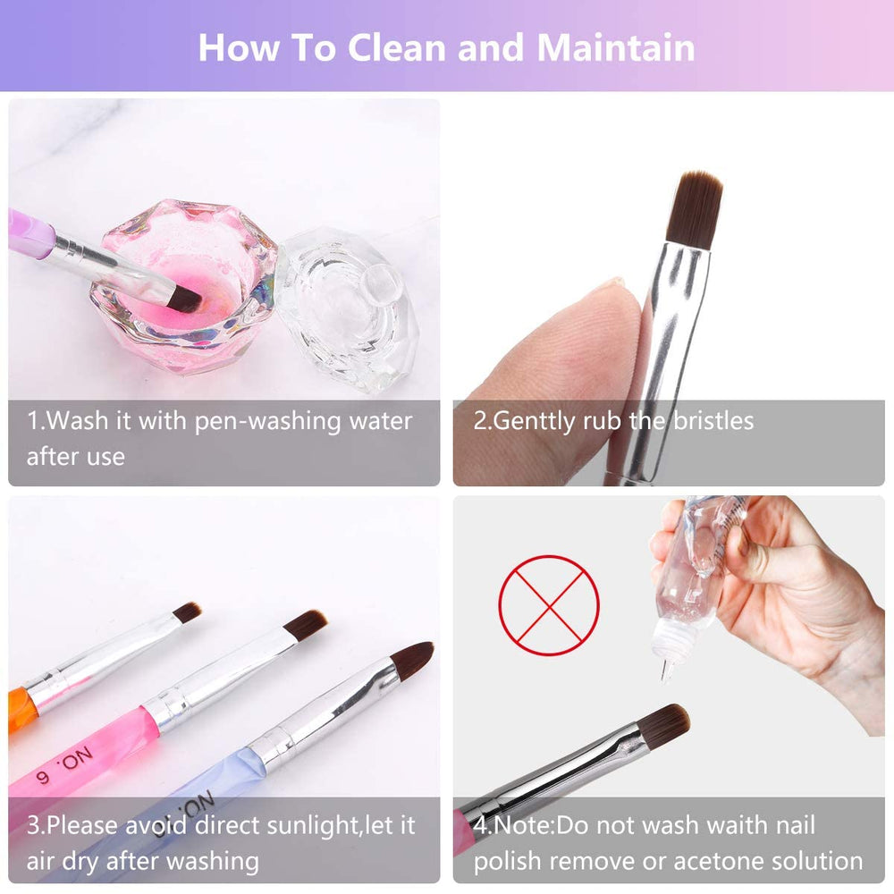 LIONVISION kit de arte de uñas con 9 piezas, ideal para casa o salón