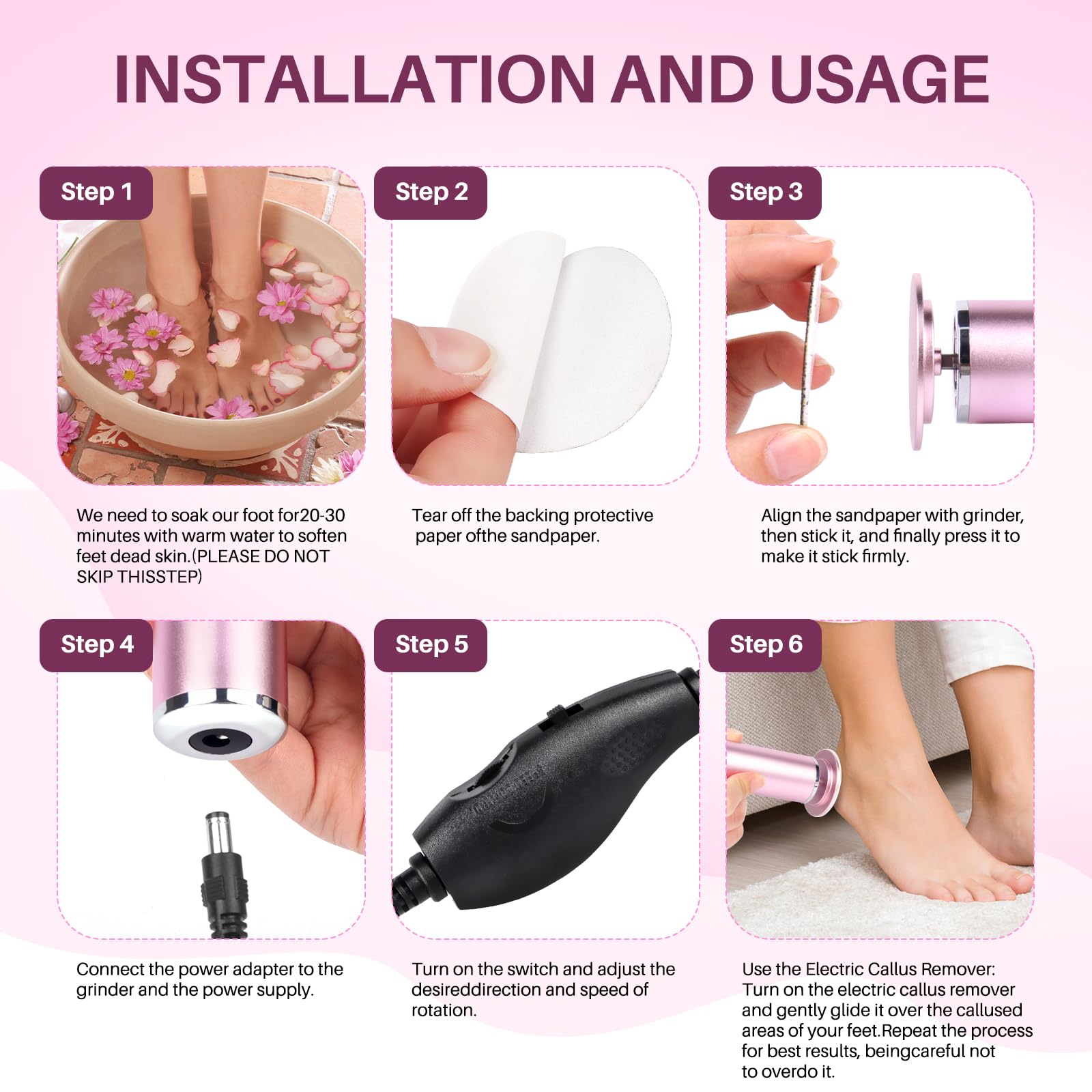 Lionvision soporte fiable para pedicura en casa.