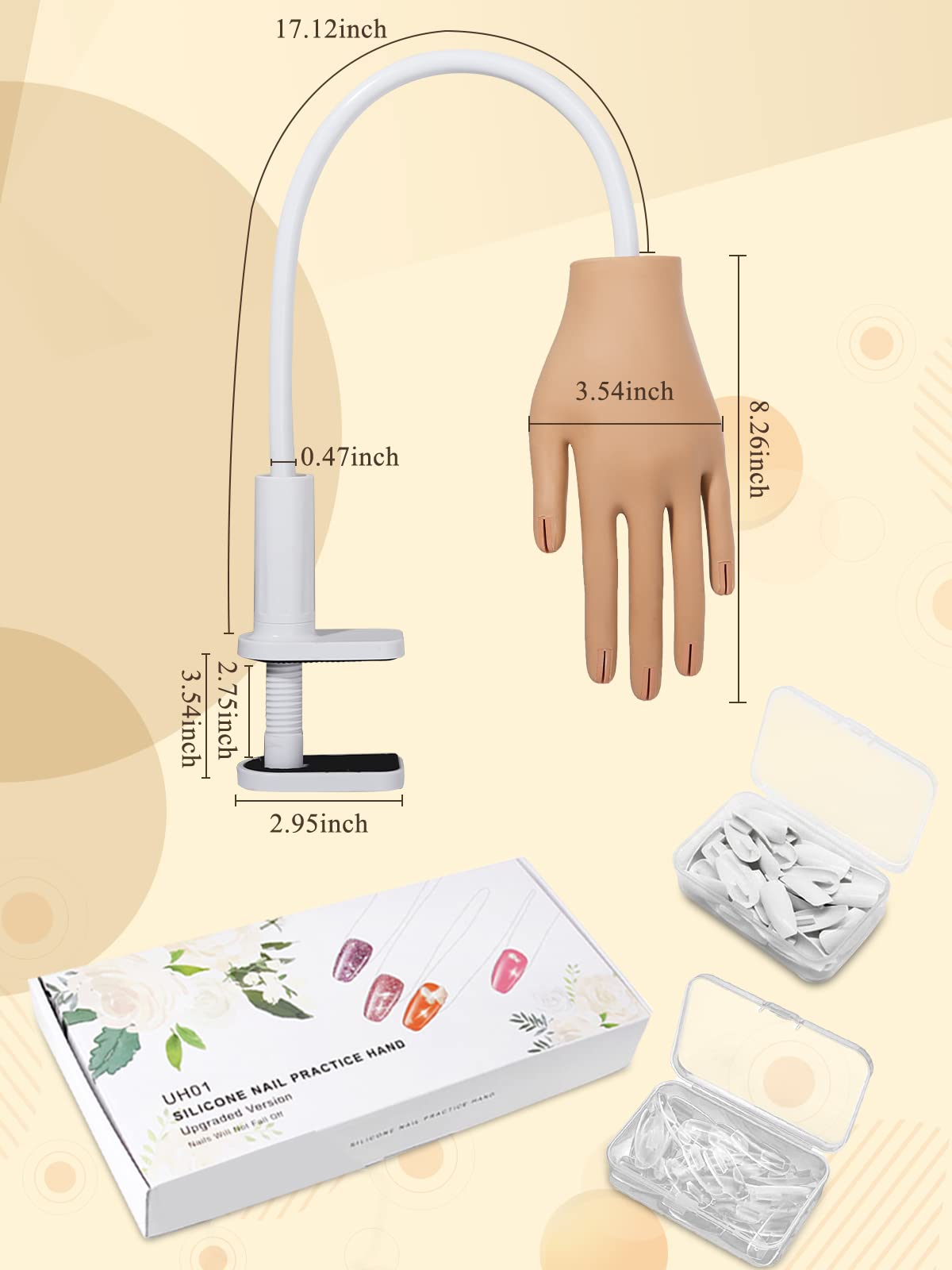 LIONVISON Regalo ideal para amantes de uñas y aprendizaje.
