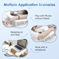 LionVISION reposo de manos para manicura, ajuste de altura de tres niveles para comodidad.