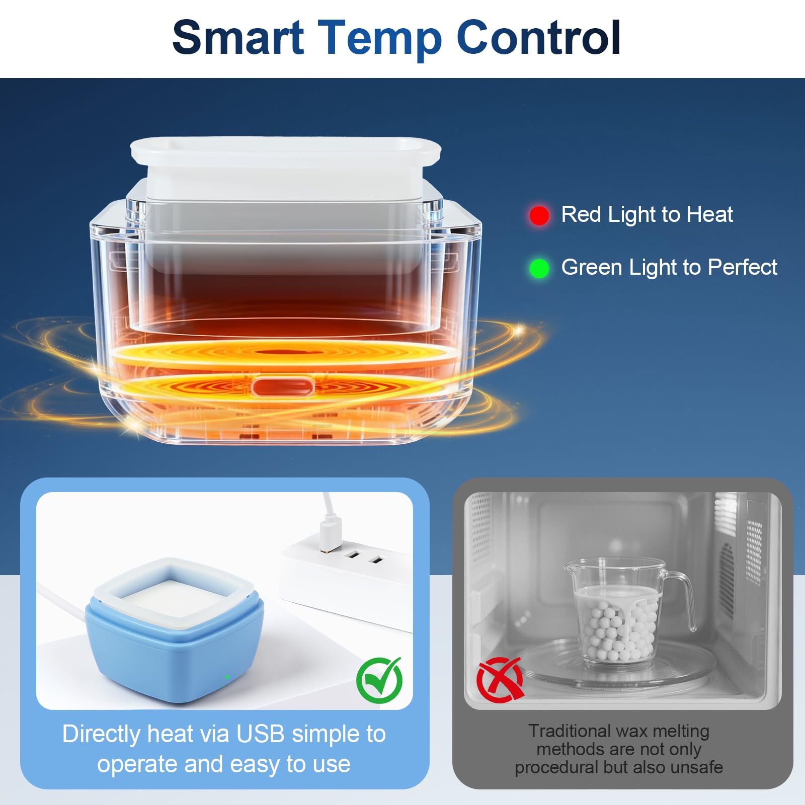LIONVISON portable wax melt machine ideal for home and travel