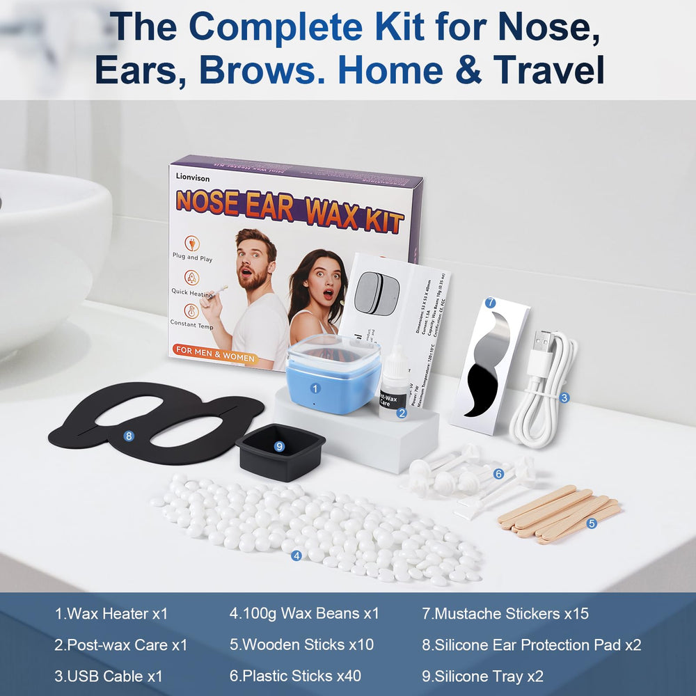 LIONVISON travel-friendly grooming kit for on-the-go touch-ups