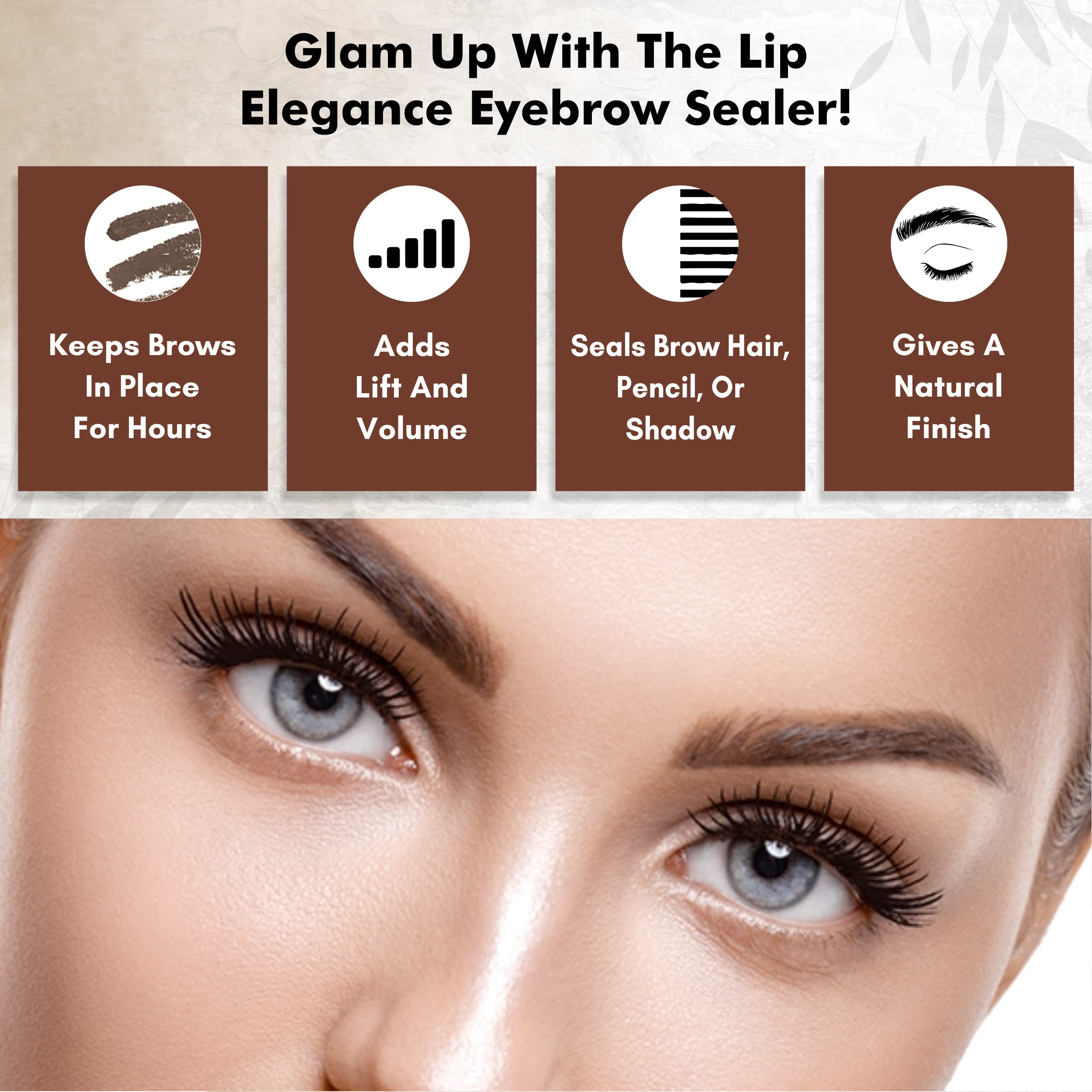 Lip Elegance Sella cejas aporta precisión sin manchas para un look definido.
