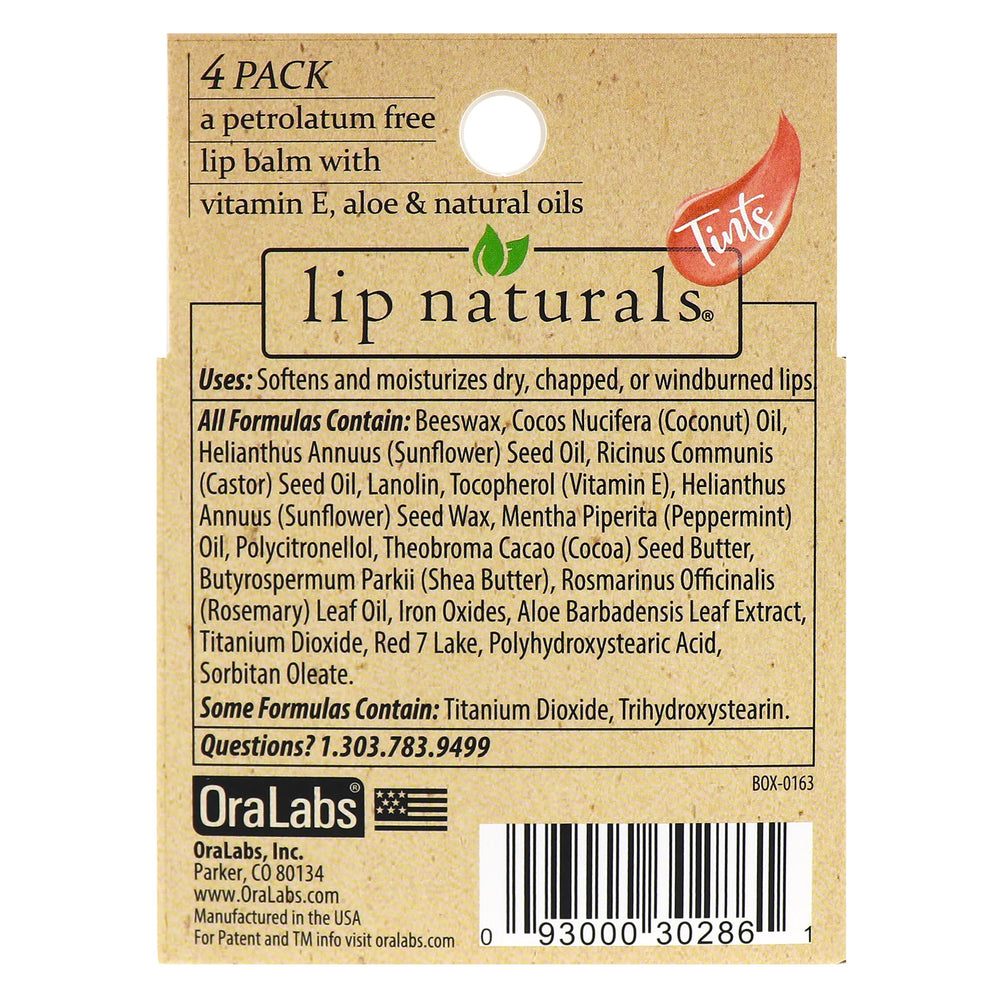 Lip Naturals bálsamo labial tintado Rose acabado suave