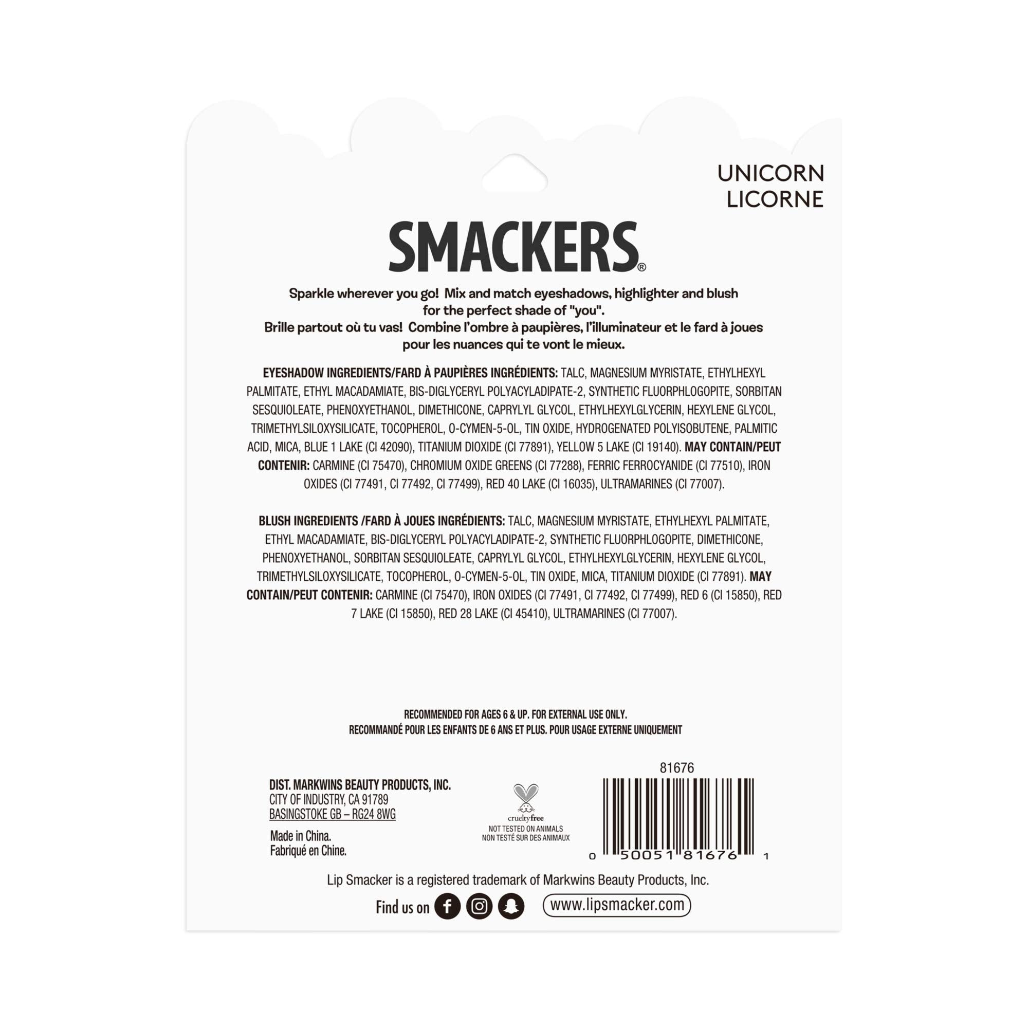 Lip Smacker Sparkle Shine Paquete Regalo Navidad: presentación ideal para sorprender durante fiestas.