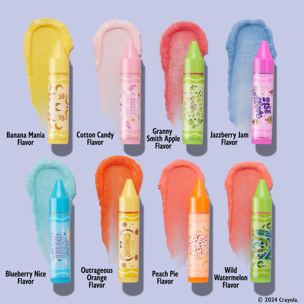 Lip Smacker Crayola Party Pack textura sedosa para aplicacion suave