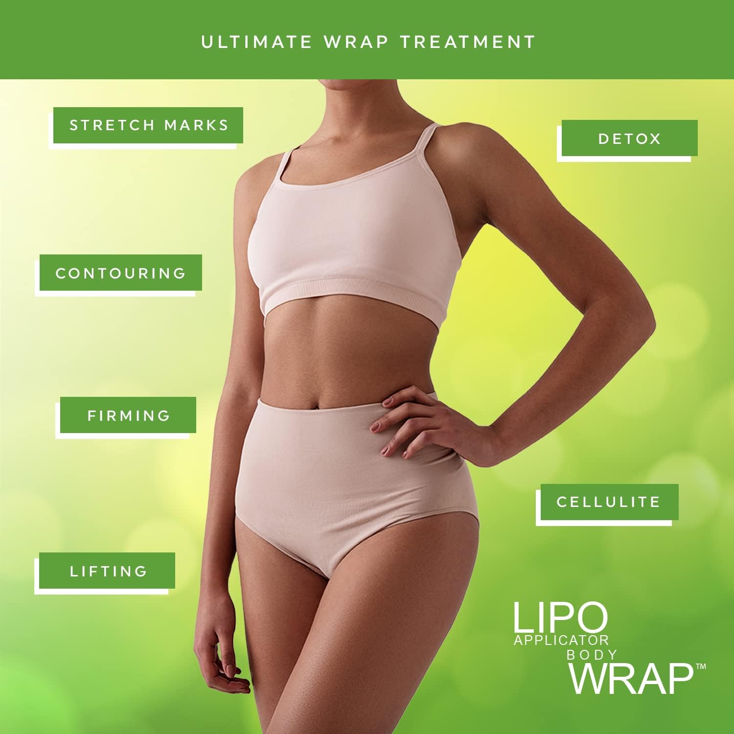 Lipo Applicator Ultimate Body Wrap para piernas, contorno más definido y tono