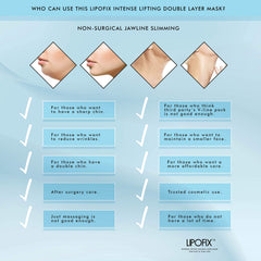 LIPOFIX Lift & Firm: aplicación suave que define la línea de la mandíbula.