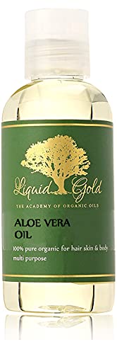 Liquid Gold Inc aceite aloe vera botella, hidratación profunda para piel suave