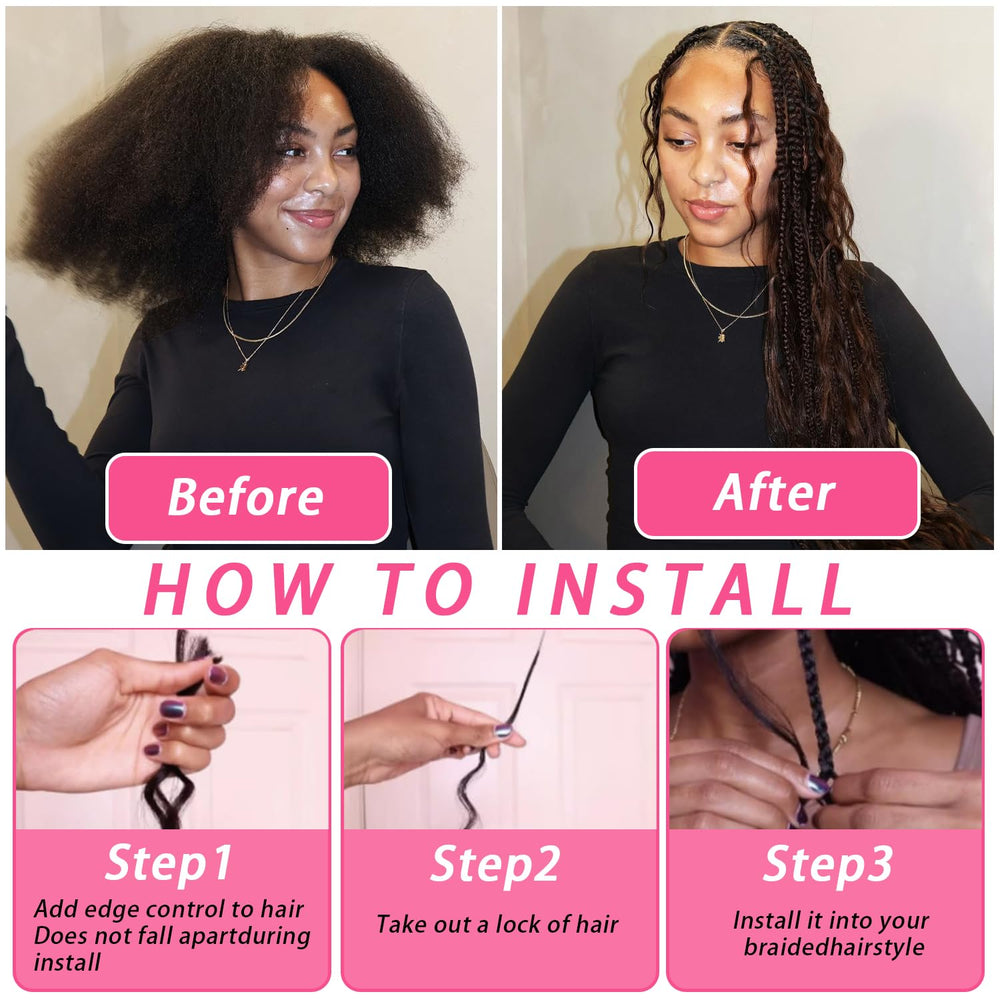 Liqusee no-weft braiding hair ready for lightweight styles
