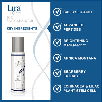 Lira Clinical limpiador facial refrescante, deja la piel limpia y renovada.