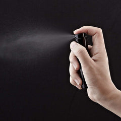 LISAPACK atomizador 8 ml plateado para viaje, rellenable y seguro.