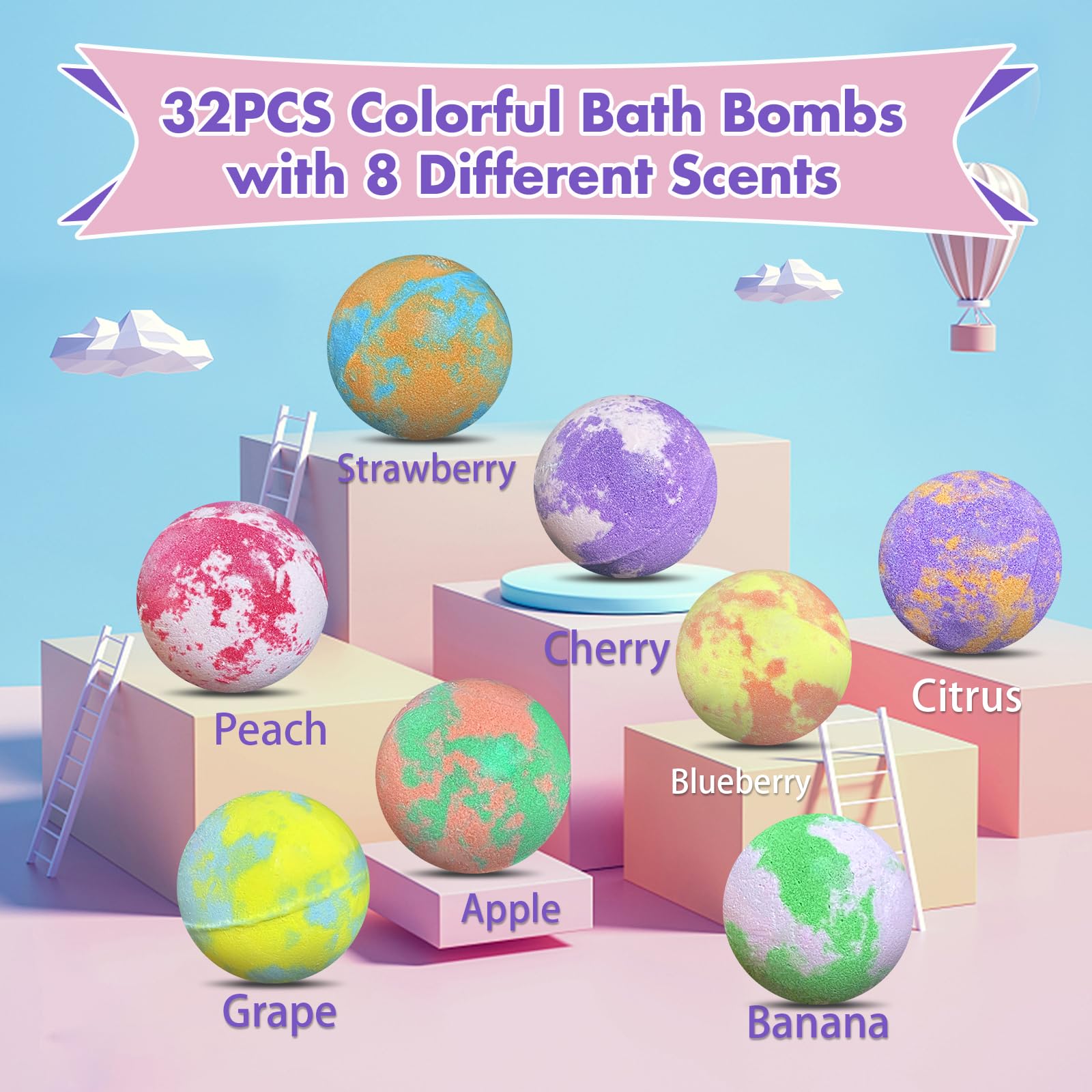 Set de 8 fragancias Lisotera para sorprender durante el baño