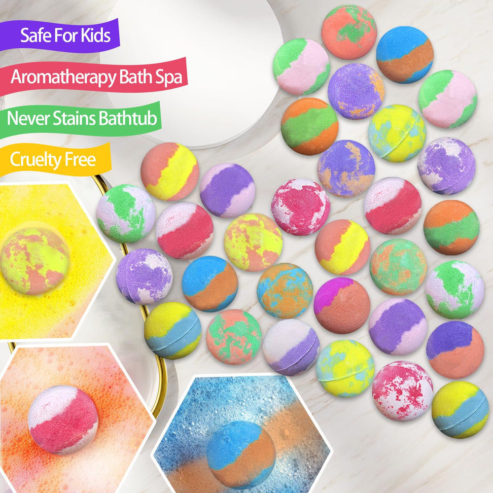 Burbujas coloridas y aroma agradable en el baño con Lisotera para niños