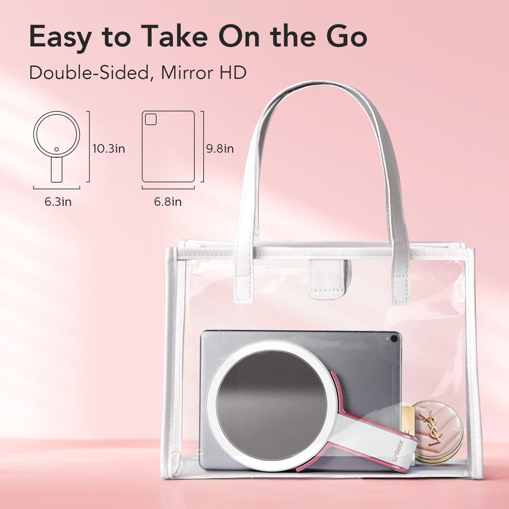 LitBear: Diseño portátil con mango plegable para viajar ligero.