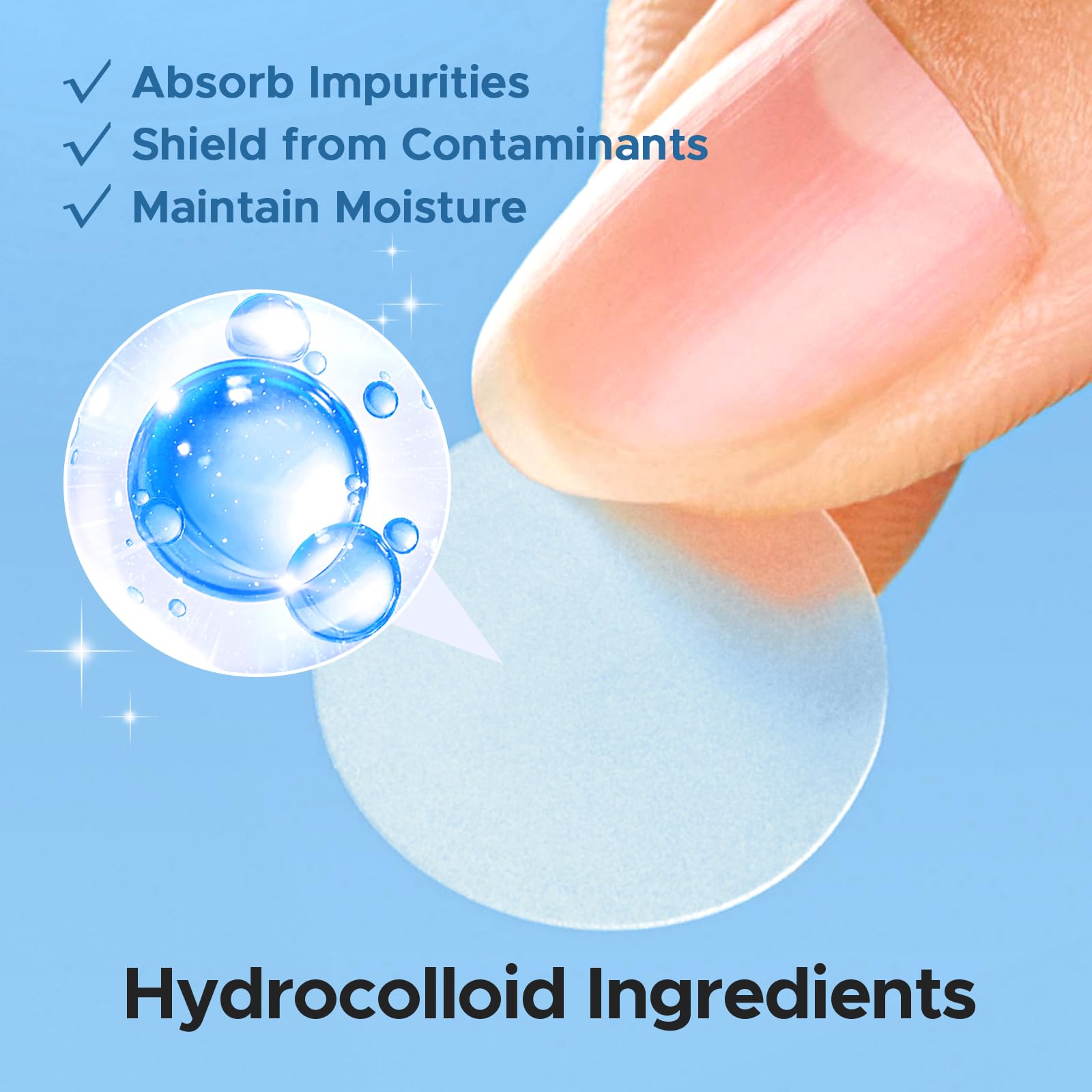 LitBear hidrocoloide absorbe exudado para imperfecciones visibles
