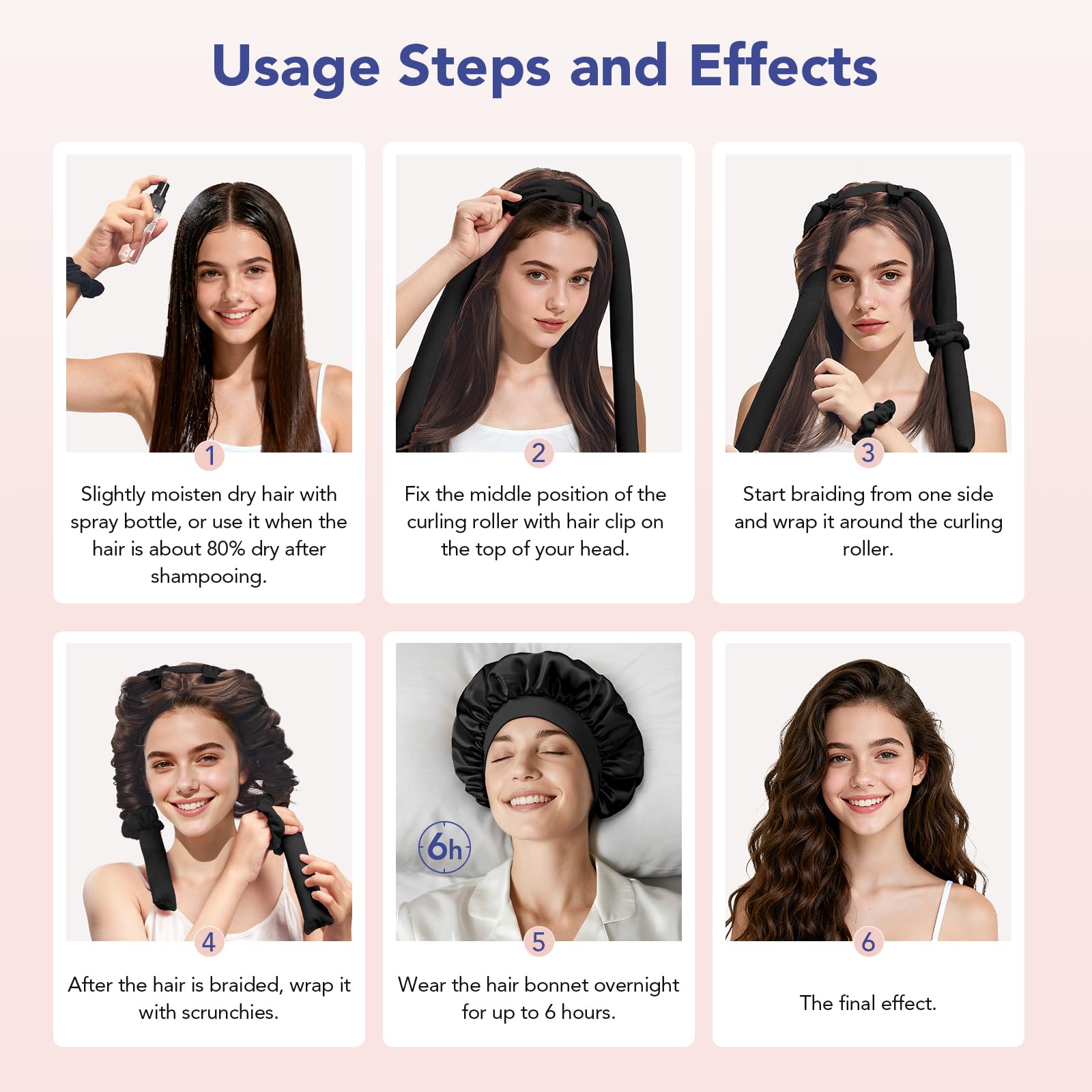 LitBear pinzas para cabello permiten fijar el conjunto con comodidad