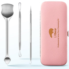 LitBear Pore Prep Tool enfocado en nariz para poros limpios y suaves.