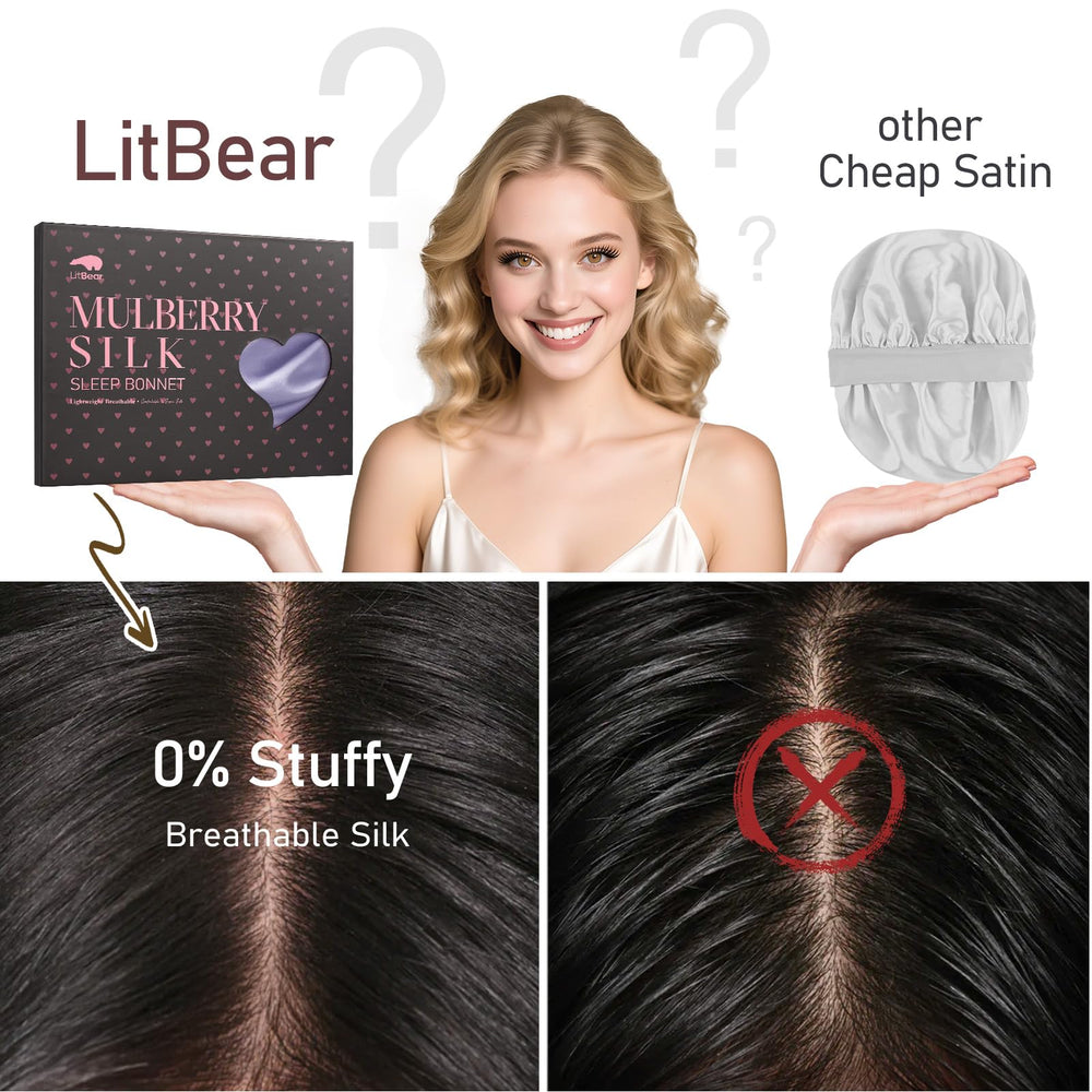 Superficie de seda deslizante LitBear que reduce fricción.