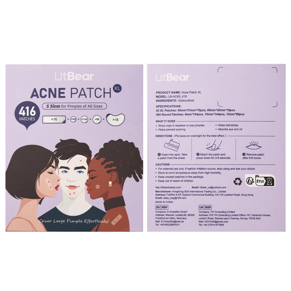 Set LitBear 416 parches para distintos tamaños