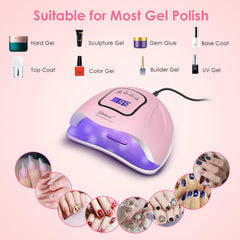 Liteland lámpara UV para uñas con sensor infrarrojo automático.