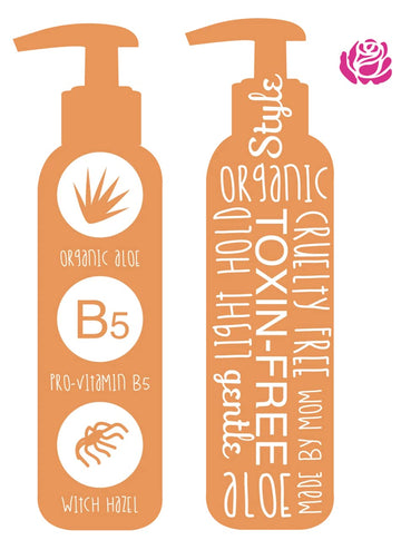 Gel Little Roseberry enriquecido con vitaminas para cabello saludable.