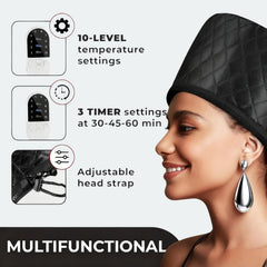 Controles Liuweihui de temperatura con 10 niveles para diferentes cabellos.