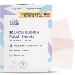 LivaClean parche acné XL en la nariz, absorbe grasa y ayuda a dormir sin irritaciones.