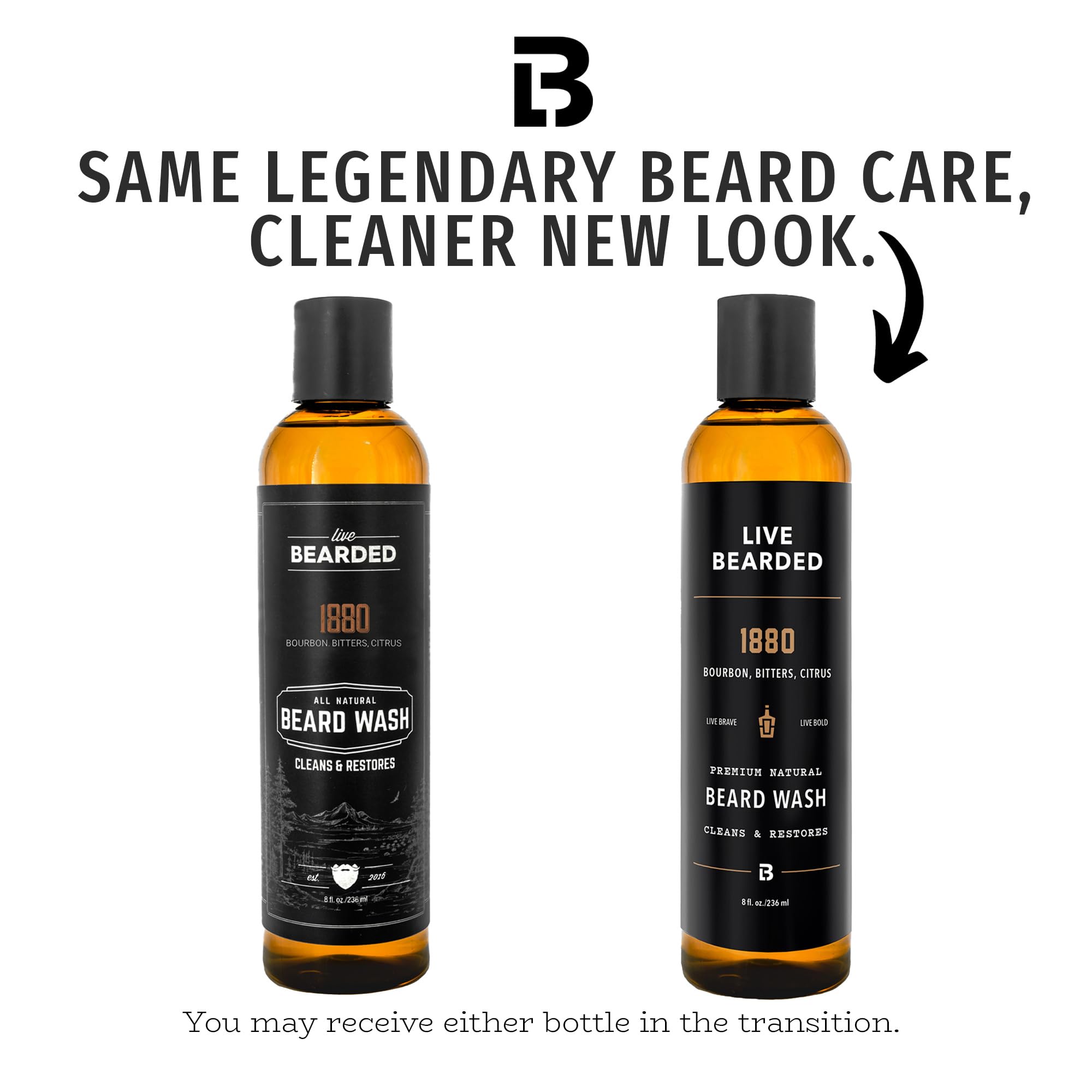 Live Bearded 1880 Wash: espuma delicada que limpia sin resecar la piel.