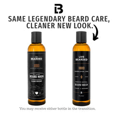 Live Bearded 1880 Wash: espuma delicada que limpia sin resecar la piel.