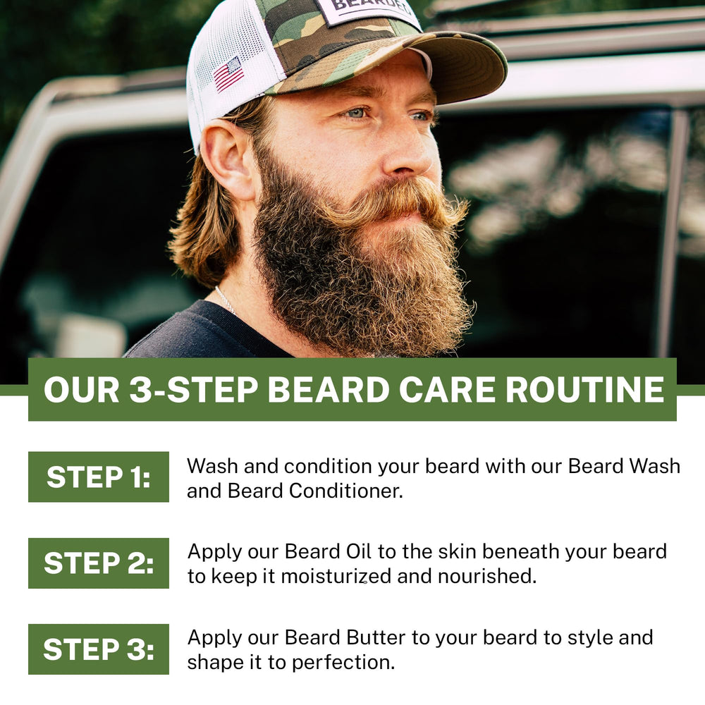 Live Bearded nutrición hidratación, beneficio diario para piel y vello.
