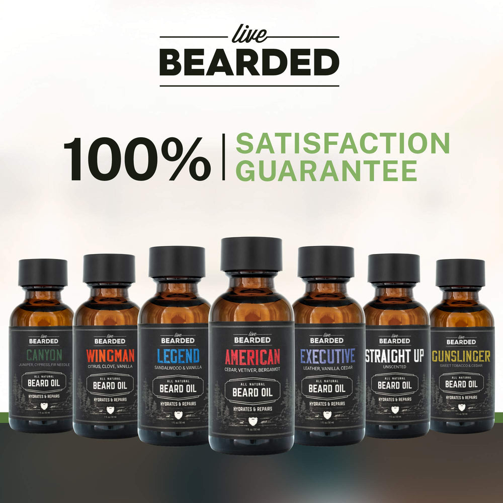 Live Bearded rutina diaria, cuidado práctico para barba y piel.