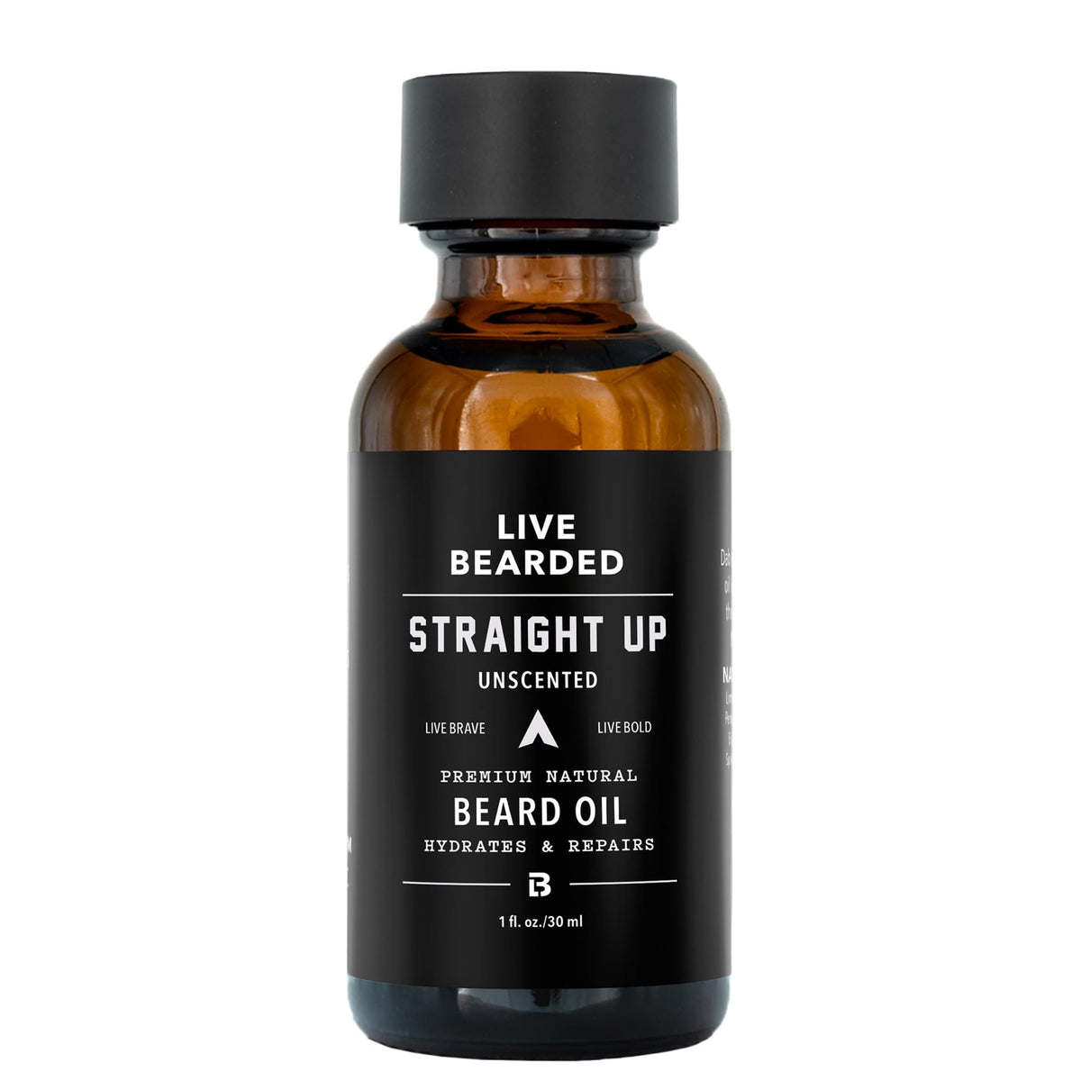 Live Bearded aceite de barba sin fragancia para hidratación suave