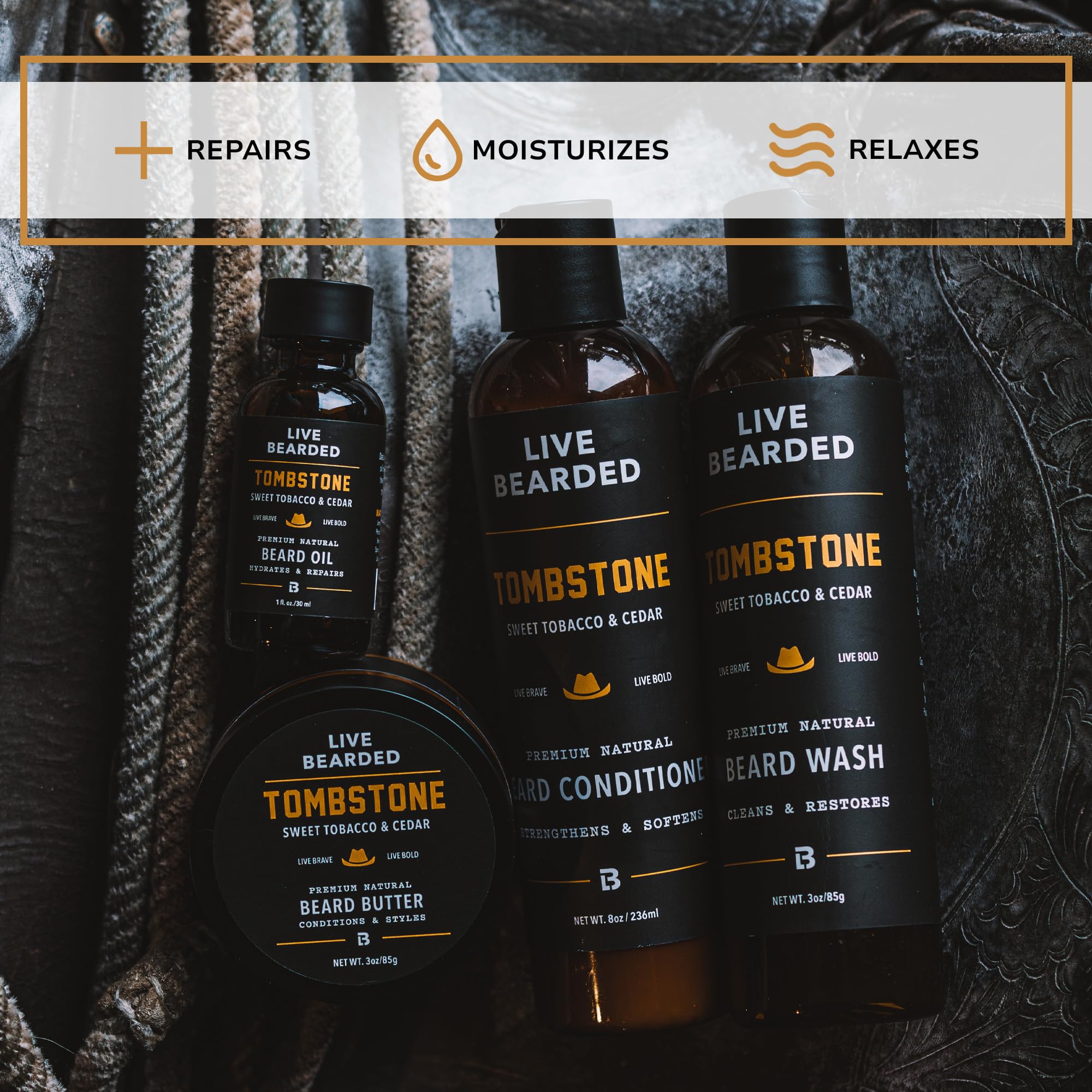 Live Bearded aceite-barba: nutrición diaria para barba más manejable.