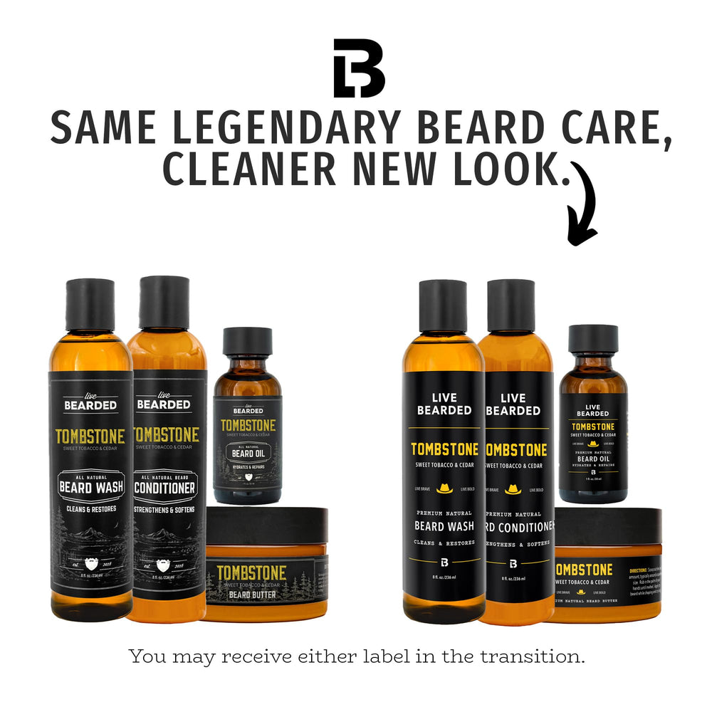 Live Bearded acondicionador-barba: desenreda y suaviza la barba.