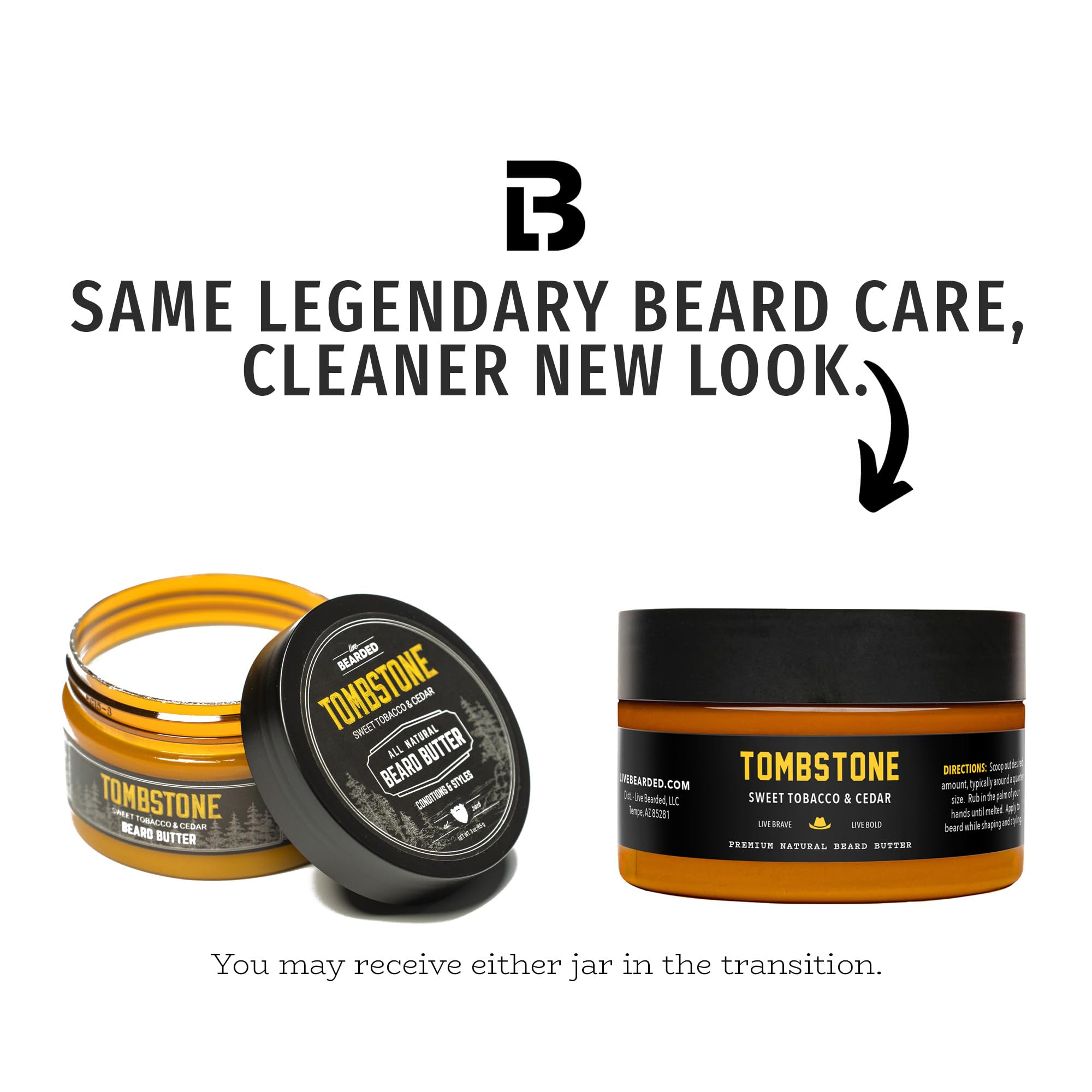 Aplicación suave de Live Bearded en barba para peinado ligero.