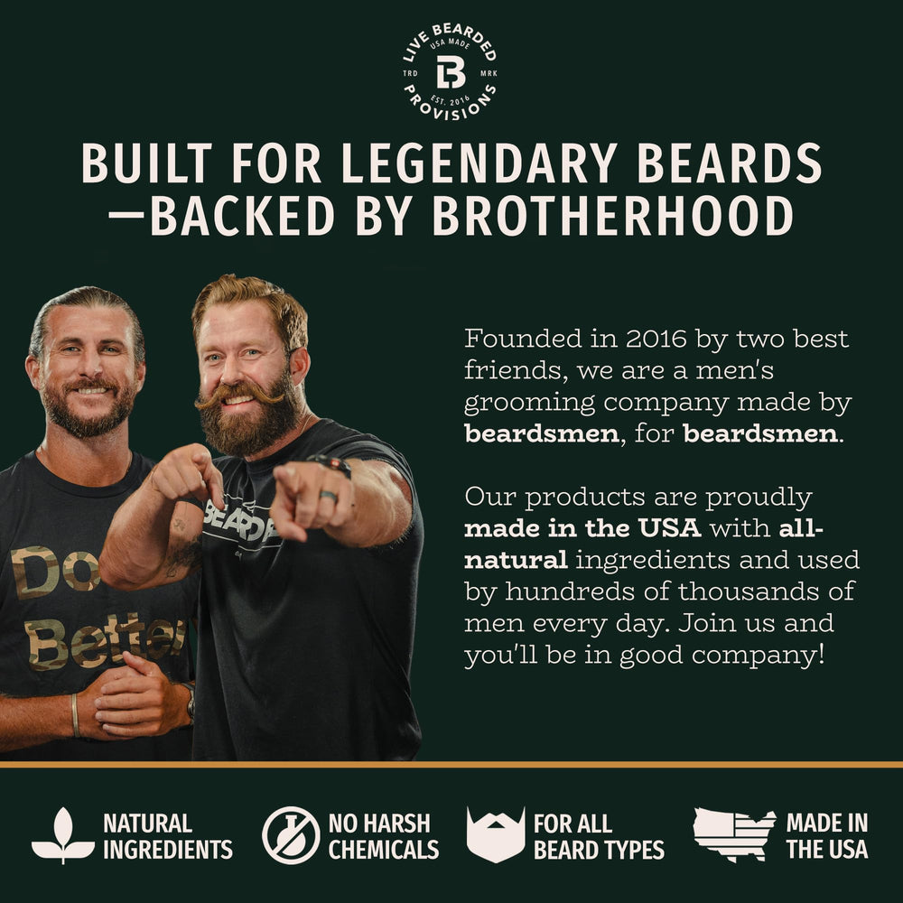 Kit completo de Live Bearded para barba: limpieza, cuidado y estilo