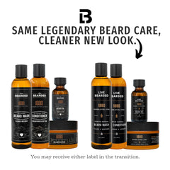 Live Bearded kit barba acondicionador, hidratación suave que facilita peinarla durante el día.