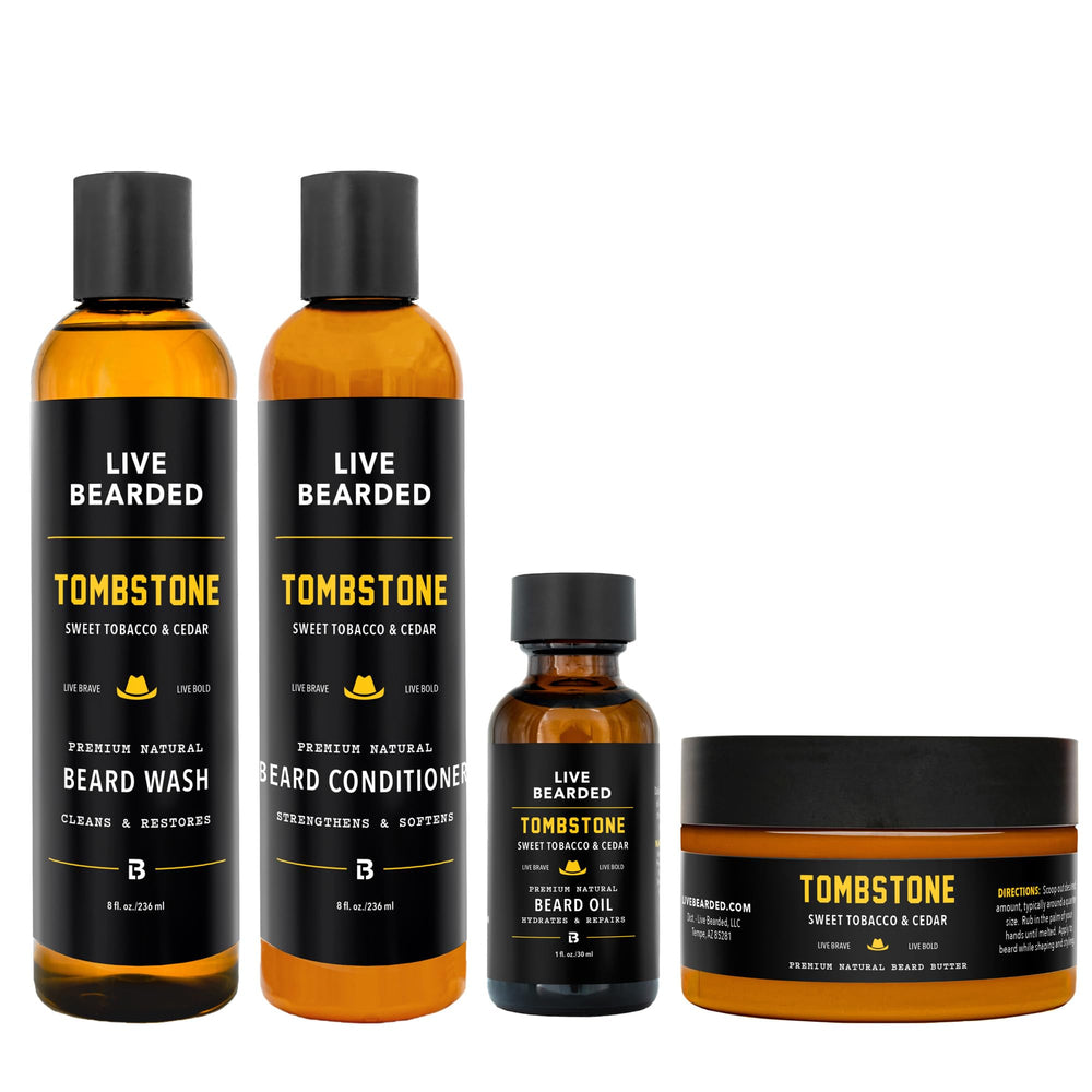 Live Bearded lavado-barba: limpieza suave para una barba limpia y fresca.