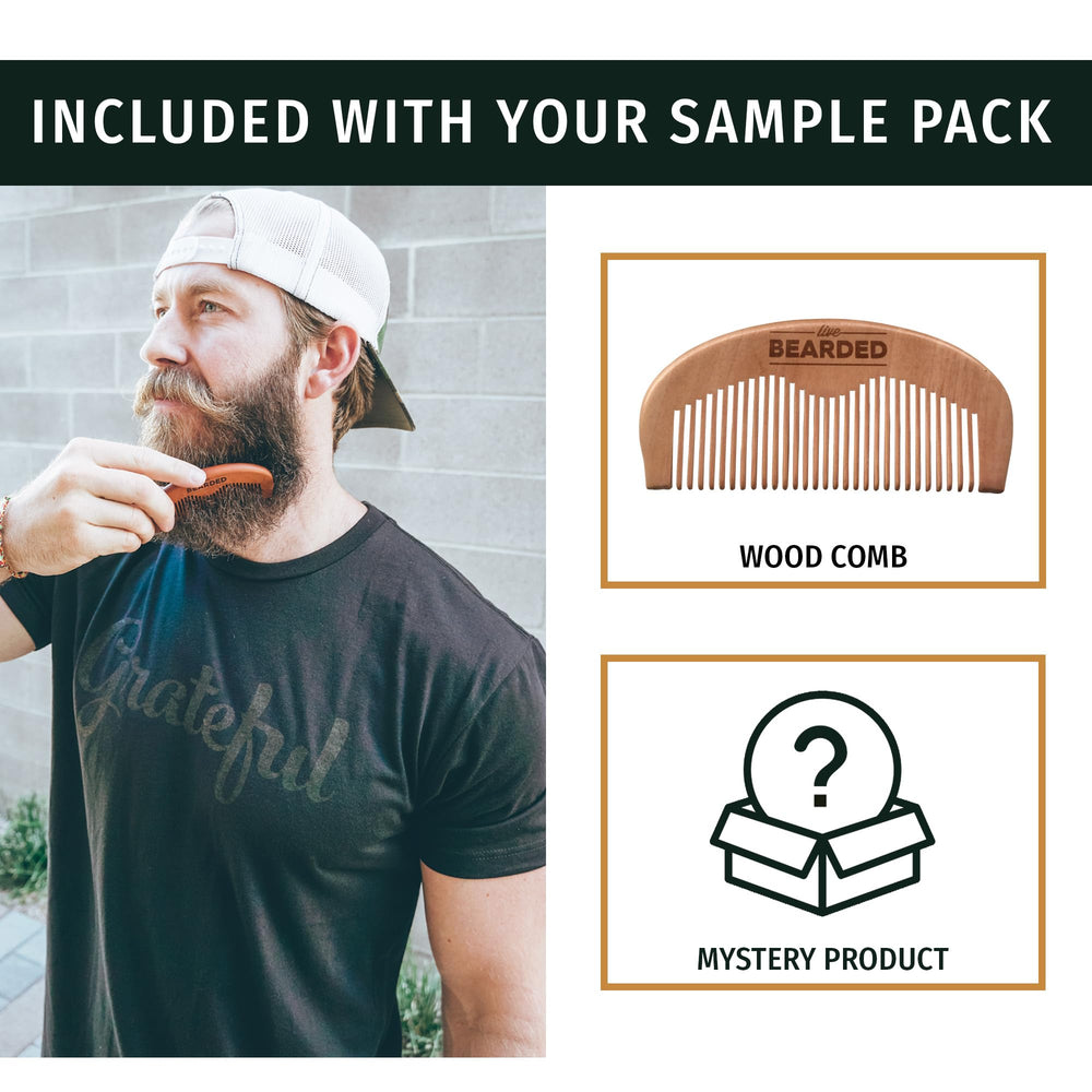 Live Bearded Legend beard butter tin delivering nourishing softness.