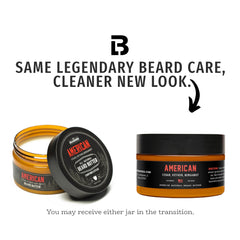 Textura cremosa de mantequilla para barba de Live Bearded para un acabado suave