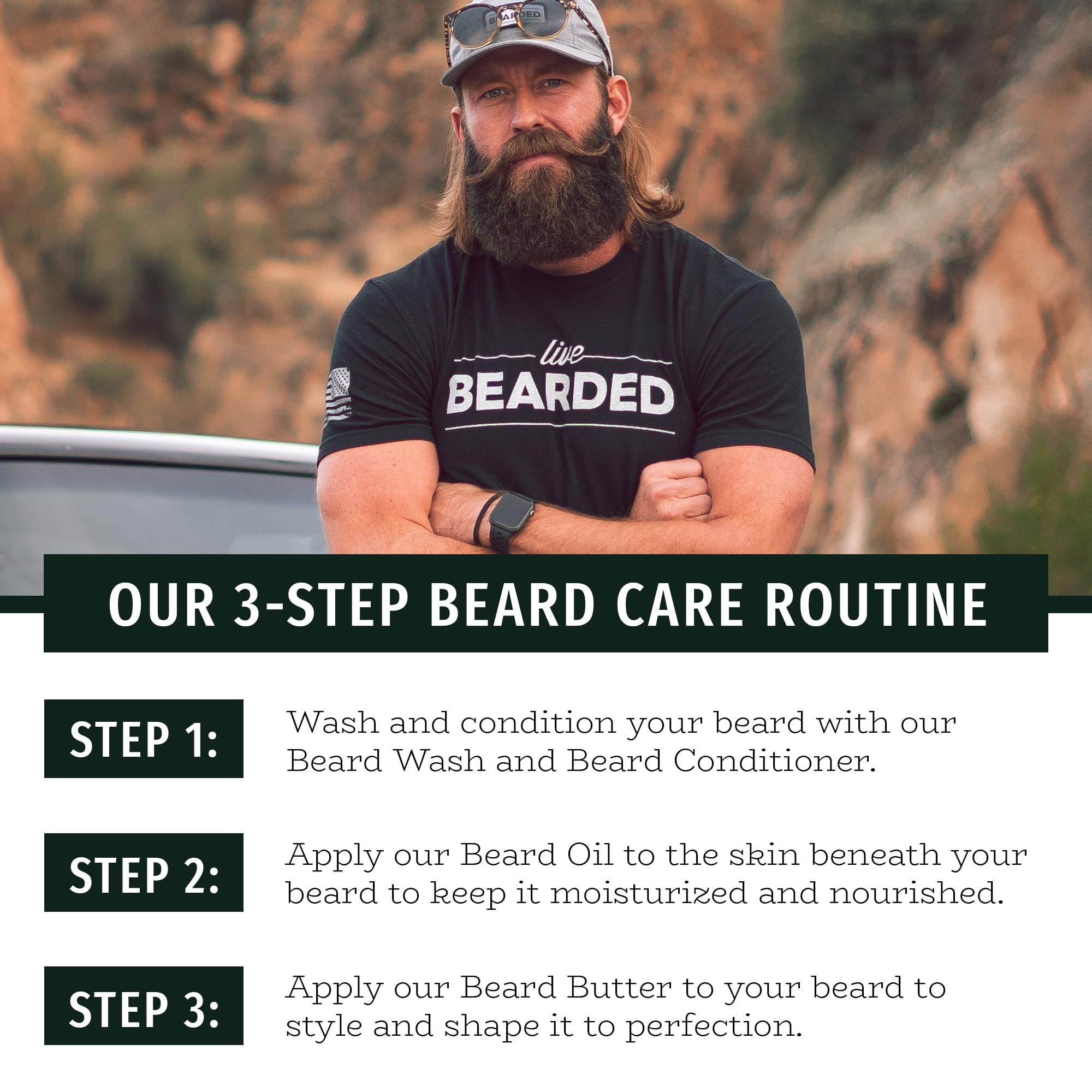 Regalo perfecto para hombres: Live Bearded mantequilla para barba