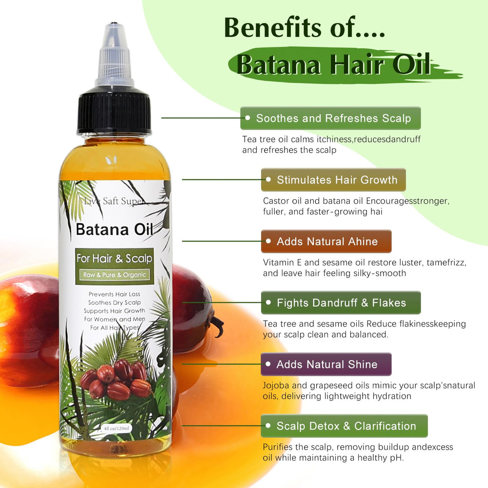 Live Saft Super Batana: aceite prensado en frío para cabello saludable.