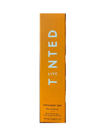 Live Tinted Hueguard Skin Tint SPF50 ingredientes hialuronico espino amarillo.