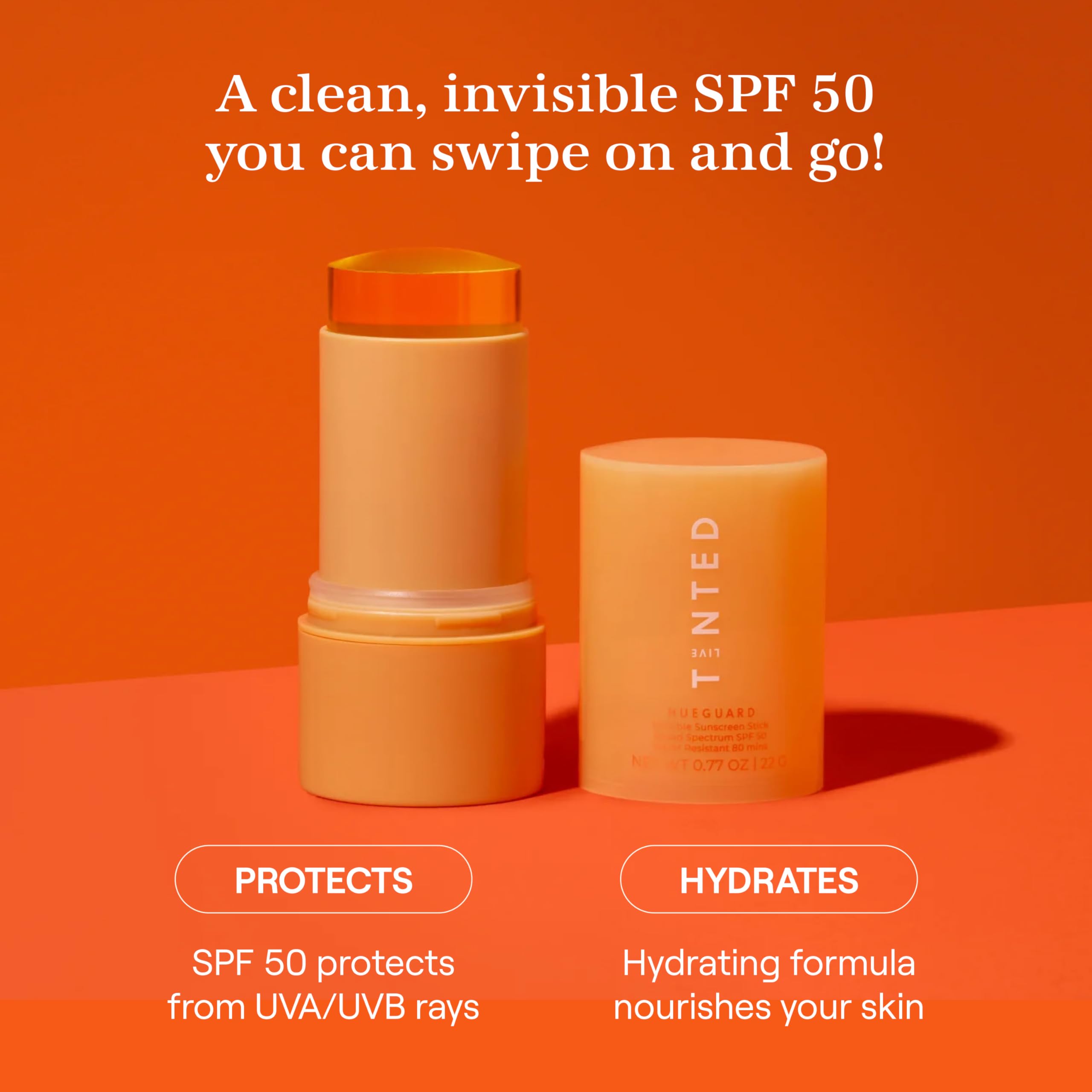 Transparence sans film blanc Hueguard sur la peau lors de l'application